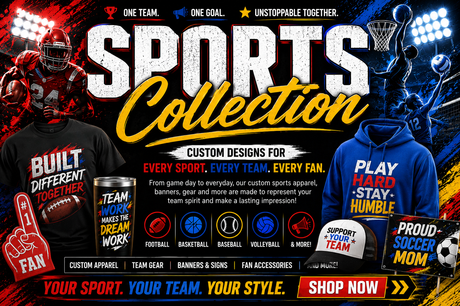 Sports Collection - Rep Your Team