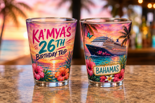 Vacation Shot glasses